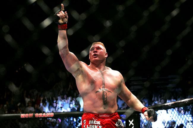 On This Day in 2010: Brock Lesnar Defended His UFC Heavyweight Title in Dramatic Fashion