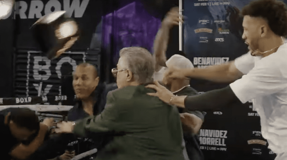 Benavidez Pushes Morrell, Prompting Dramatic Belt Throw