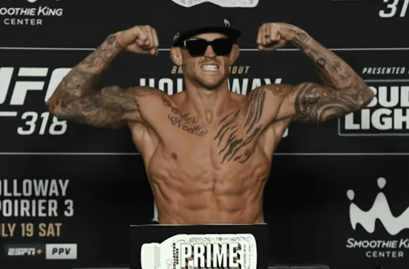 Poirier's Final Weigh-In - How Does He Look?