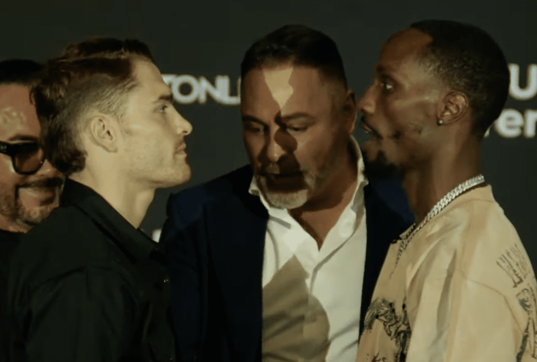 Duarte And Sims Jr. Exchange Verbals During Final Presser