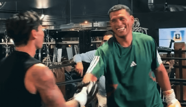 Ryan Garcia And David Benavidez Train Together