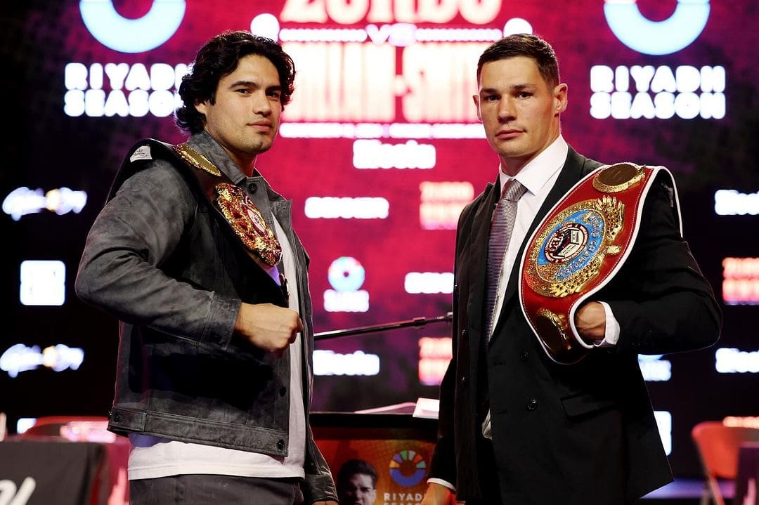 Zurdo Ramirez and Chris Billam-Smith come face to face to announce their unification fight